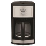 STAY by Cuisinart 12-Cup Coffeemaker, Black and Stainless Steel